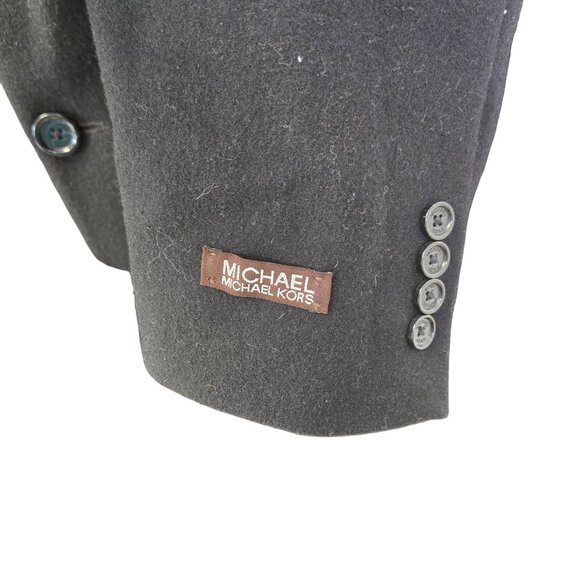 Michael Michael Kors Wool Blend Longline Coat Size 44L - Picture 6 of 8